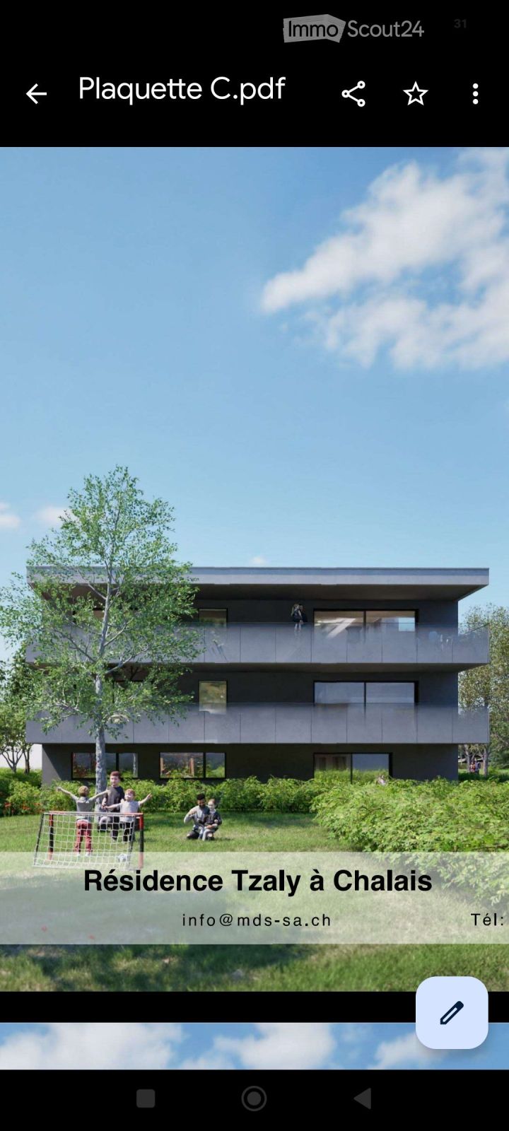 Neue Wohnung in Chalais - Bild 1
