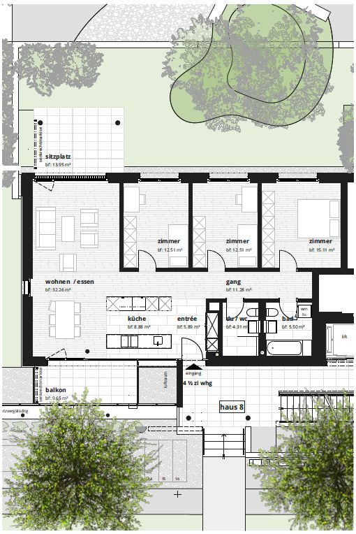 Neubau mit Innenhof an zentraler Lage - Bild 13