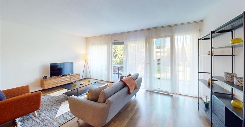 Beautiful 2-Bedroom Apartment with Balcony and Scenic Views in Morges - Appartement meublé 3 pièces - image - 1