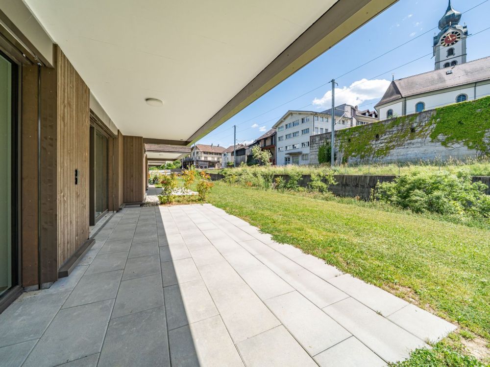 4.5-Zimmer-Gartenwohnung B1 - Modern wohnen an der Langete - Aussenansicht