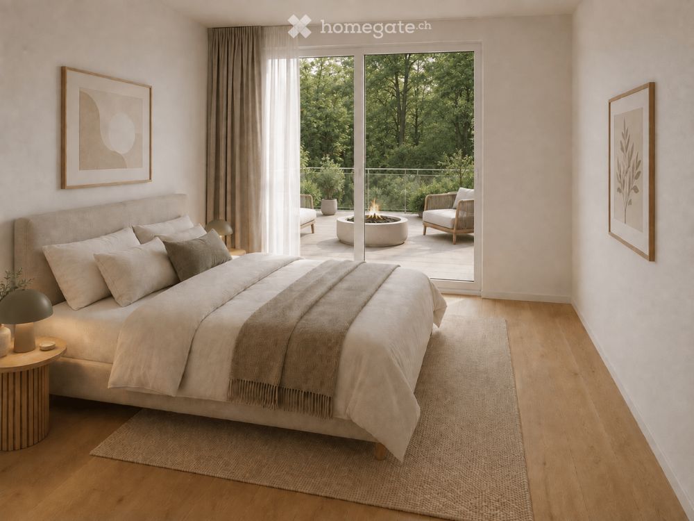 Neubau-Erstbezug: 2.5-Zimmer-Terrassenwohnung mit Weitblick - Bild 4