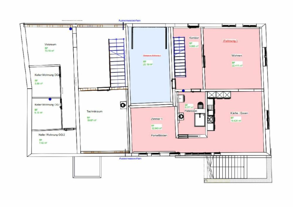 Attraktive 3½-Zimmer-Maisonettewohnung an ruhiger Lage in Buchberg - Bild 9