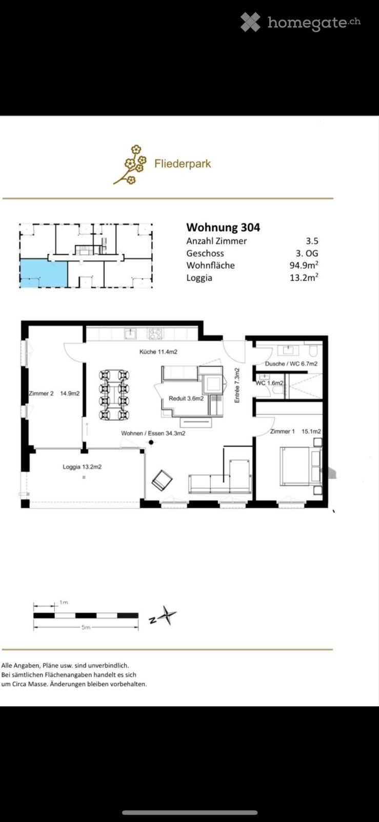 3.5 Zimmerwohnung - Neubau - Bild 1