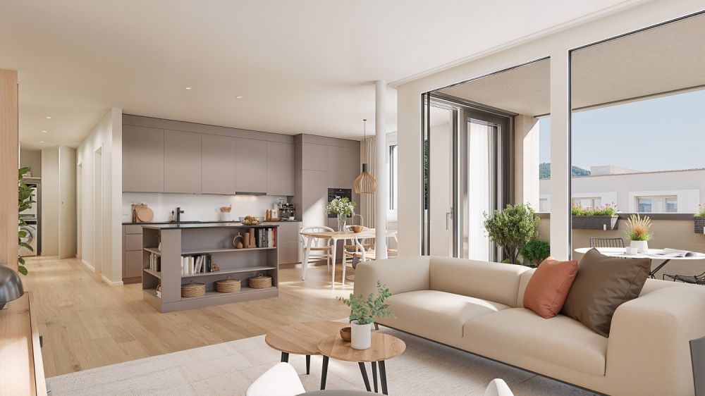 Zentral wohnen mit Bezug zu den Bergen - Bild 2