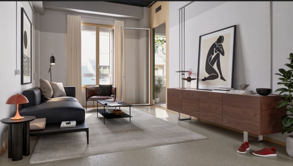 Gemütliche 1.5-Zimmer-Wohnung mit Geschichte - Wohnung W 0 09