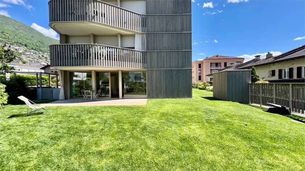 Minusio - Neues Apartment mit großem Garten und Seeblick - Bild 1