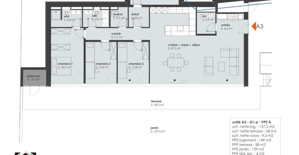 Exceptionnel - Hauterive-NE - Appartement 4.5 pièces - image - 9