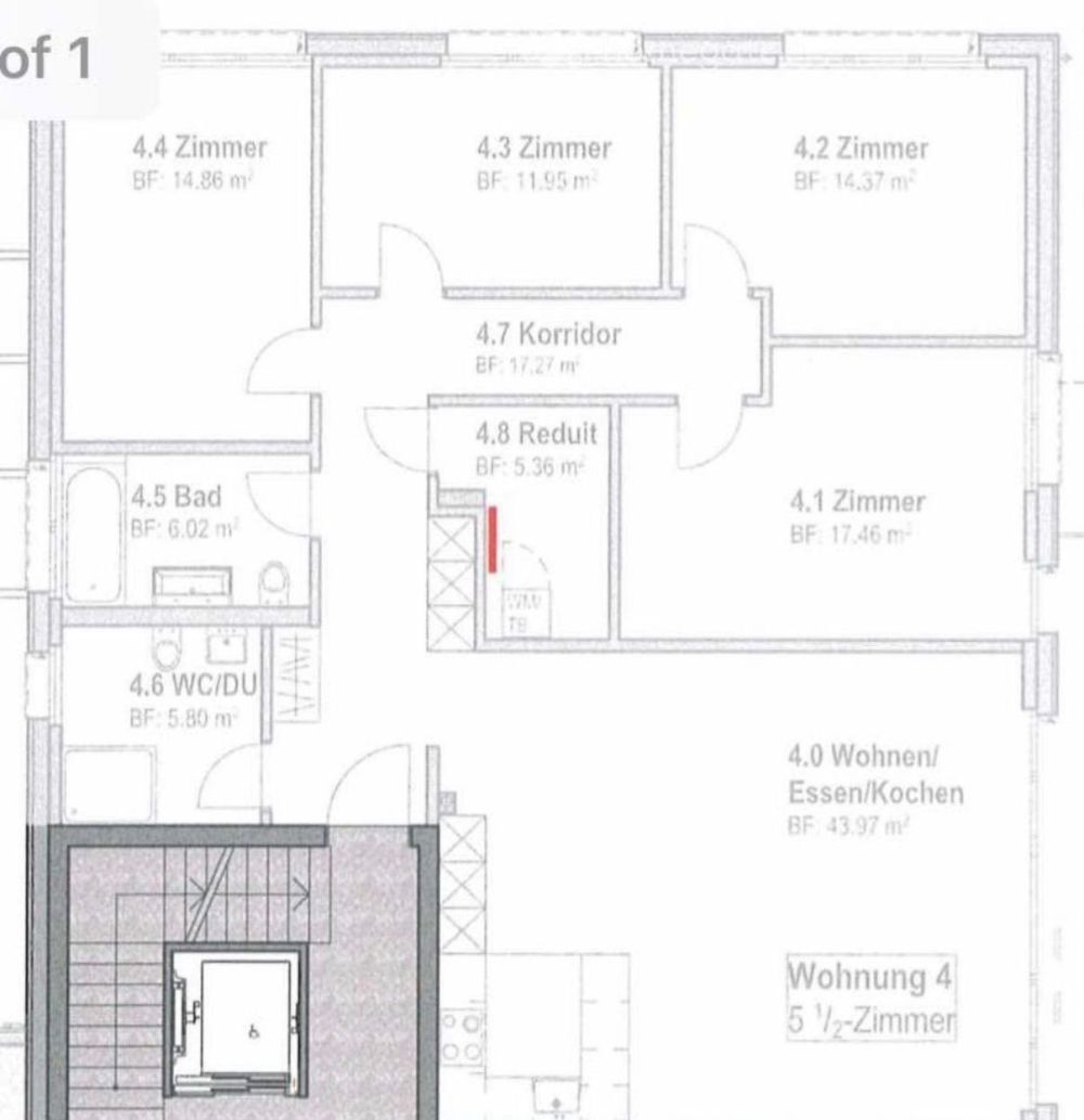 Helle 5.5-Zimmer-Neubauwohnung mit Balkon und schöner Aussicht in Bettwil - Bild 1