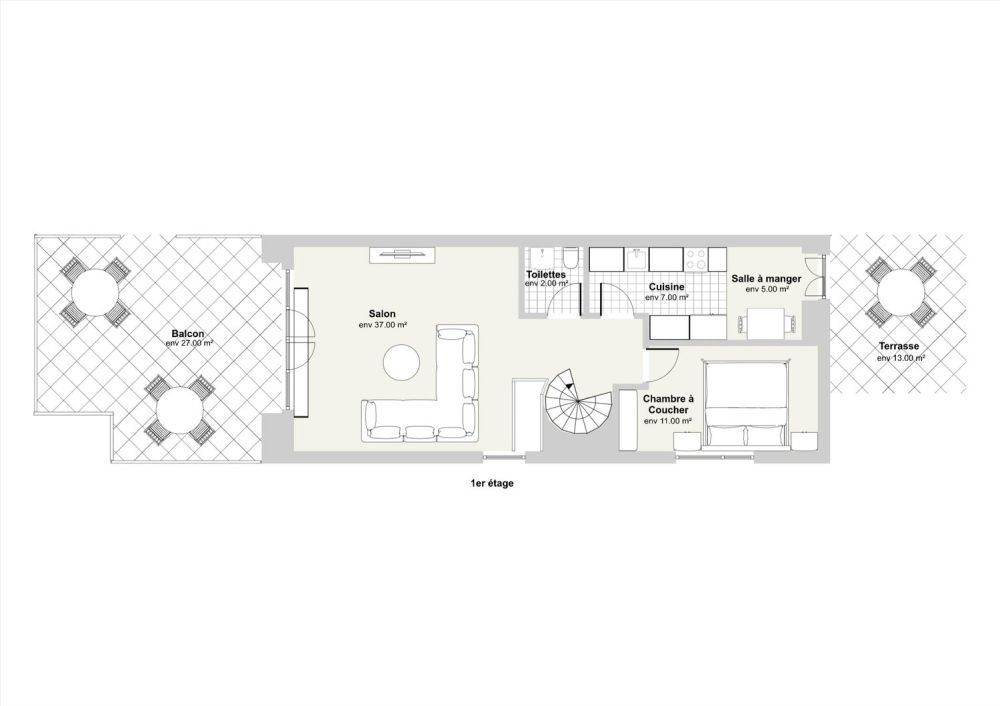 À louer à Bussigny – Plusieurs appartements entièrement rénové - Grundriss