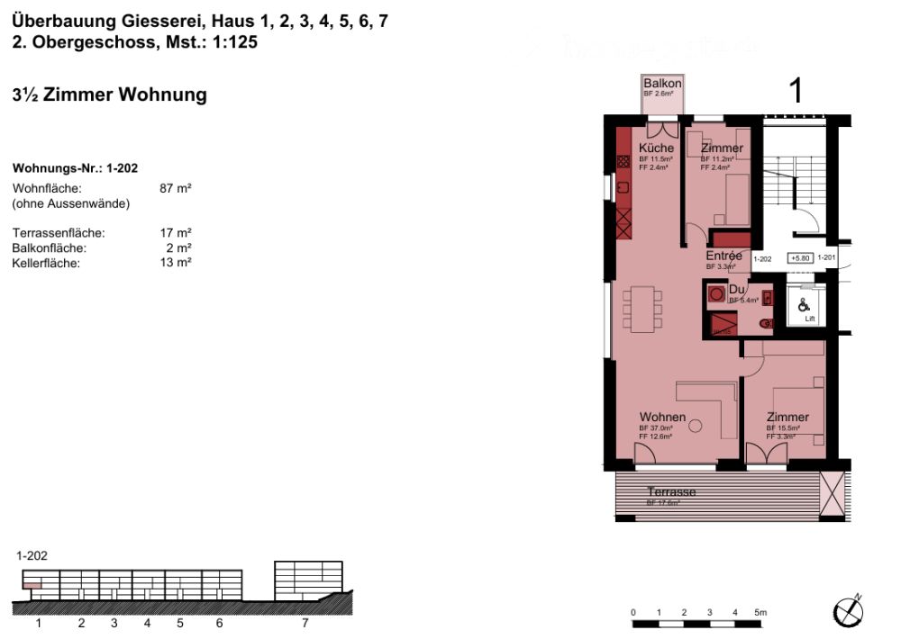 ERSTBEZUG - Wohnen direkt an der Töss - Moderne 3.5-Zimmer Neubau Wohnung mit Flussblick - Bild 7