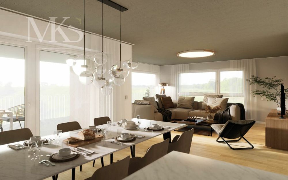 Geräumige 5.5 Zimmer Neubau Wohnung in Visp (140 m2 mit 34 m2 Balkon) - Bild 6