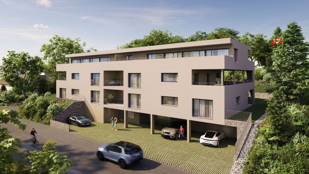 Erstvermietung neue exklusive 3.5 Zimmerwohnung mit Terrasse - Bild 2