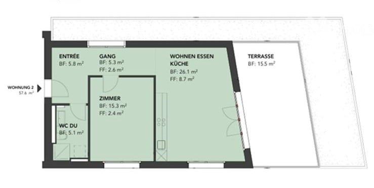 2 ½ Zimmer-Wohnung in Niedergösgen im Neubau mit grosser Terrasse - Bild 9