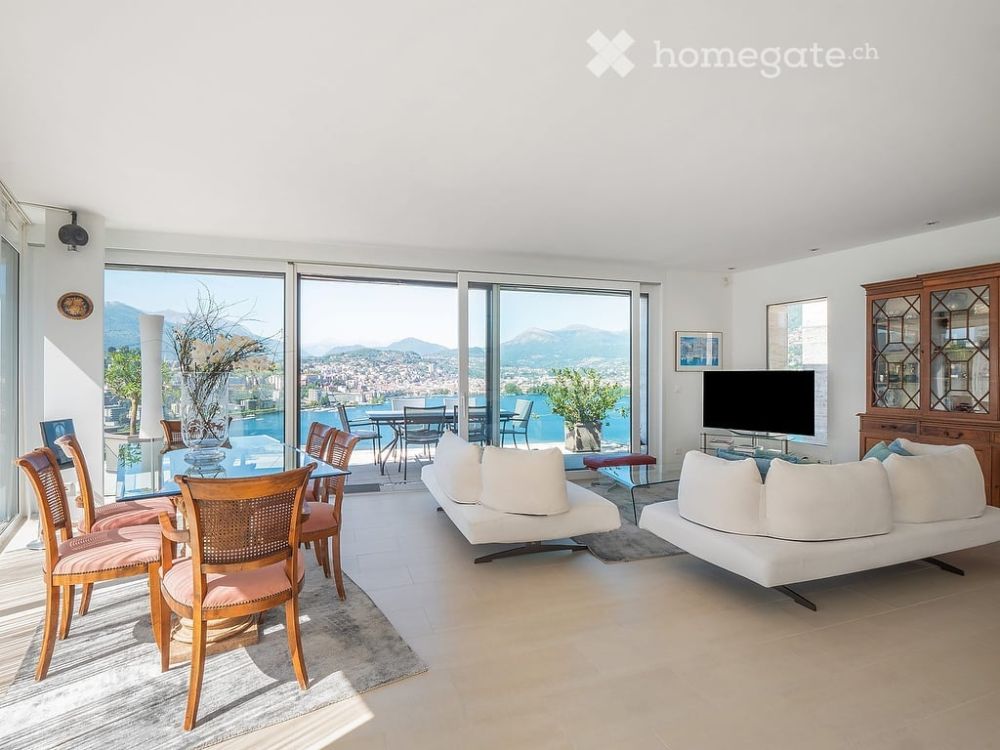 Moderno appartamento di 4.5 locali con vista lago a Paradiso - Bild 4