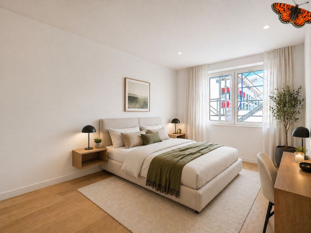 3 ½ PIÈCES - Neuf proche toutes commodités - Chambre (image de synthèse)