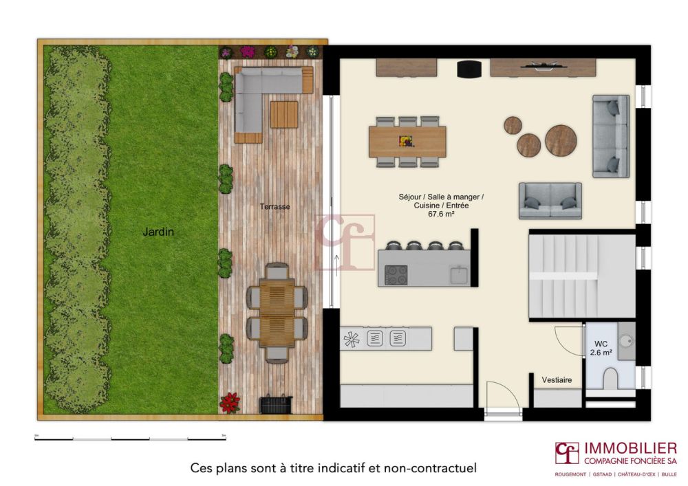 Belle villa moderne neuve 3.5 pc à la campagne (~136 m2) - Bild 3