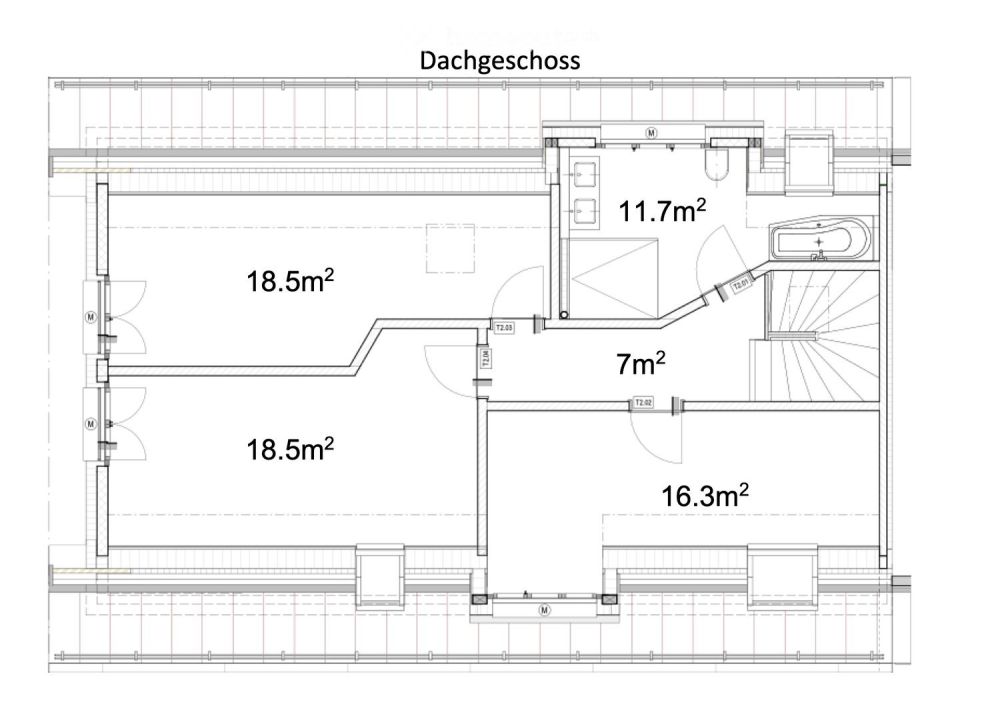 Helle 5.5-Zimmer Maisonette-Neubauwohnung mit Balkon in Jonen - Bild 5