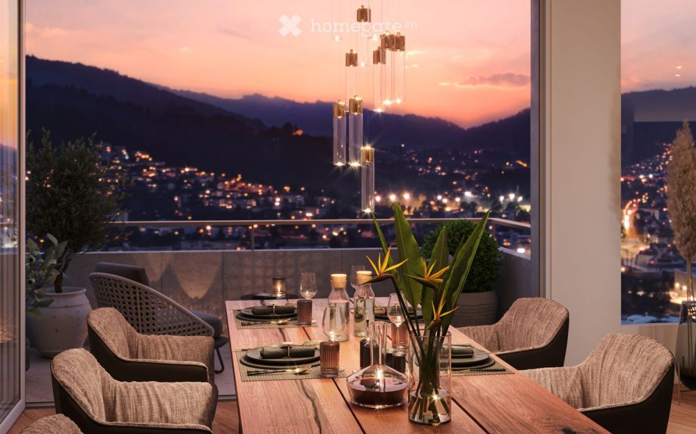 Traumhafte 3.5-Zimmer-Wohnung (mit Option auf 4.5) im Skylevel Pilatustower - Bild 3