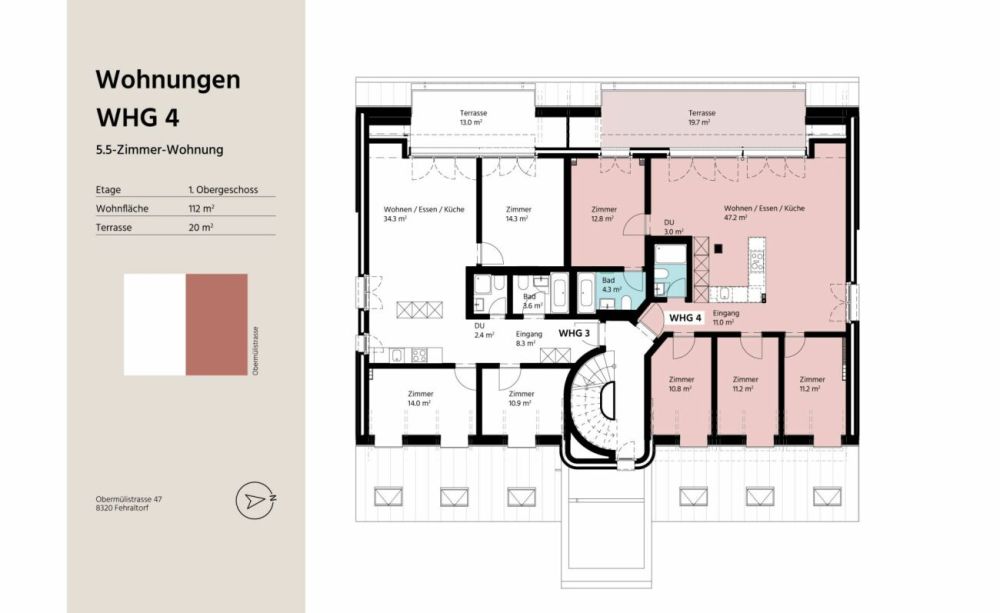 Helle Familienwohnung mit grosser Terrasse - Bild 7