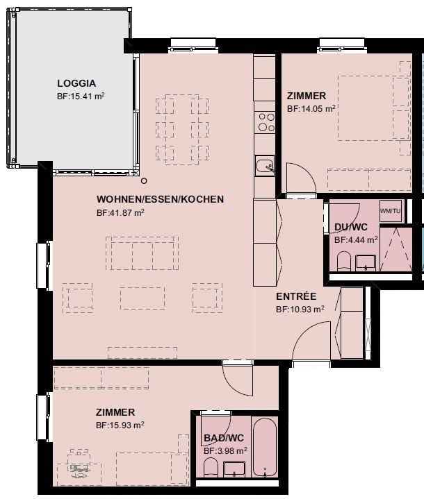 Seenah, ruhig und modern Wohnen? Hier endet Ihre Suche! - Grundriss