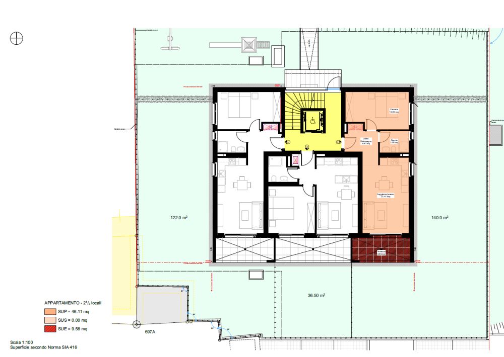 Moderni appartamenti di 2.5 locali con grande giardino in prima locazione a Cadenazzo - Bild 9