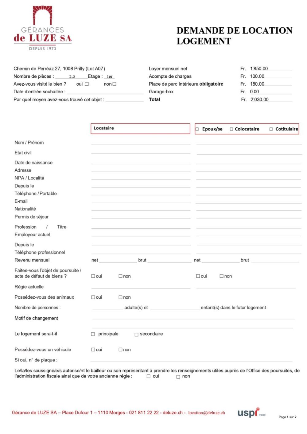 2½ Zimmer im 1. Stock (Lot A07, Plan in Rot) - Bild 8