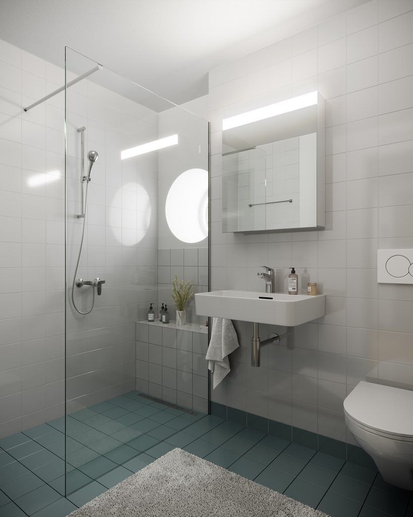 Moderne 3.5-Zimmer-Neubauwohnung zum Wohlfühlen - Nasszelle