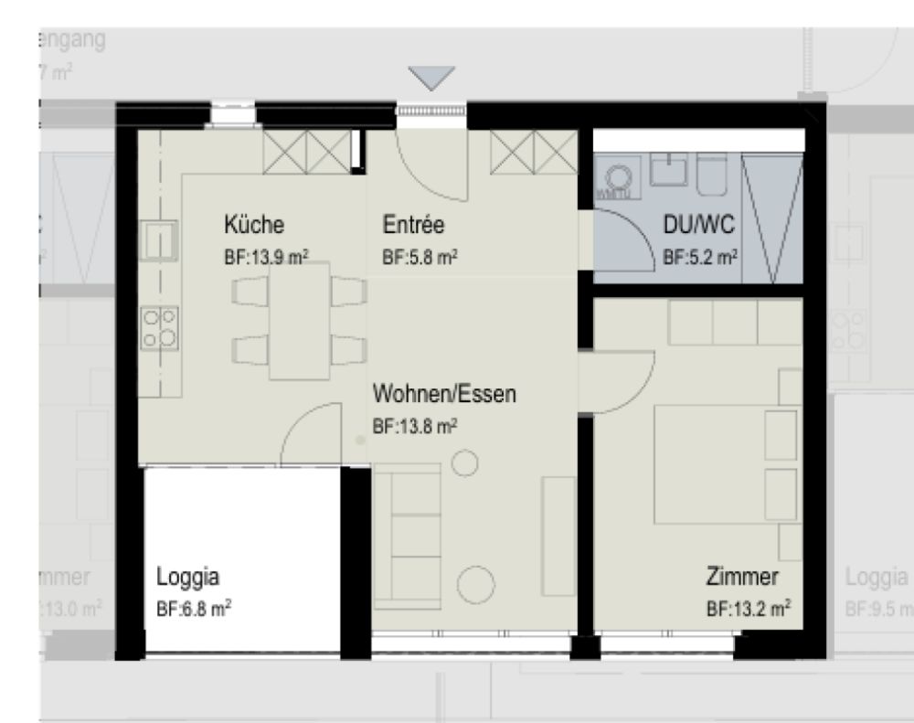 Erstvermietung - moderne und urbane 2.5-Zimmer-Wohnung in Brugg - Bild 8