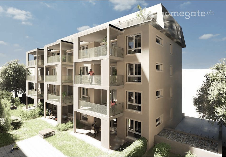 Erstbezug im Eigentumsstandard: Exklusive 3.5-Zimmer-Neubauwohnung in Langnau b. Reiden - Bild 1