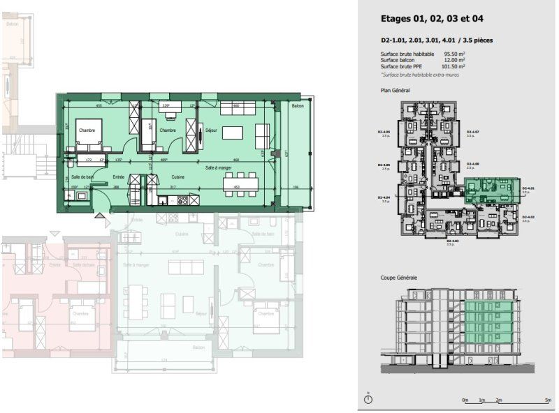 07741 - Appartement 3.5 pièces - Ch. du Verger 4 - Collombey - Bild 1