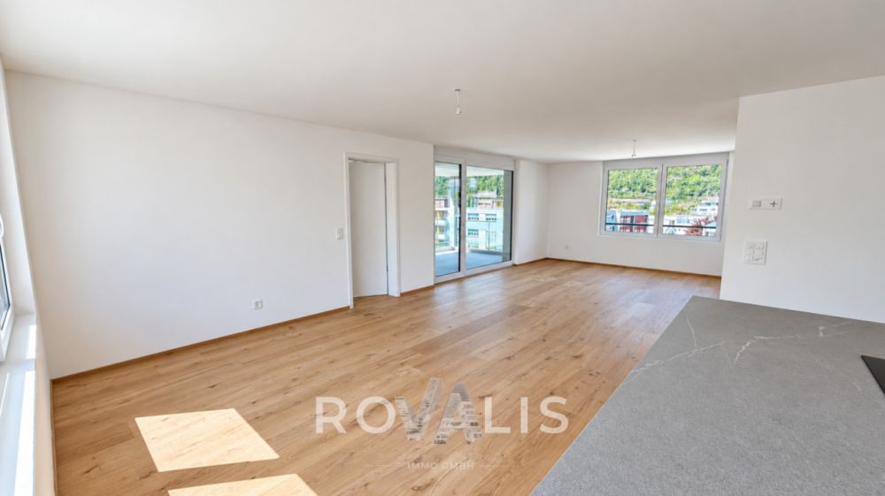 **Moderne 4.5-Zimmer-Wohnung an zentraler Lage in Brig-Glis** - Essbereich