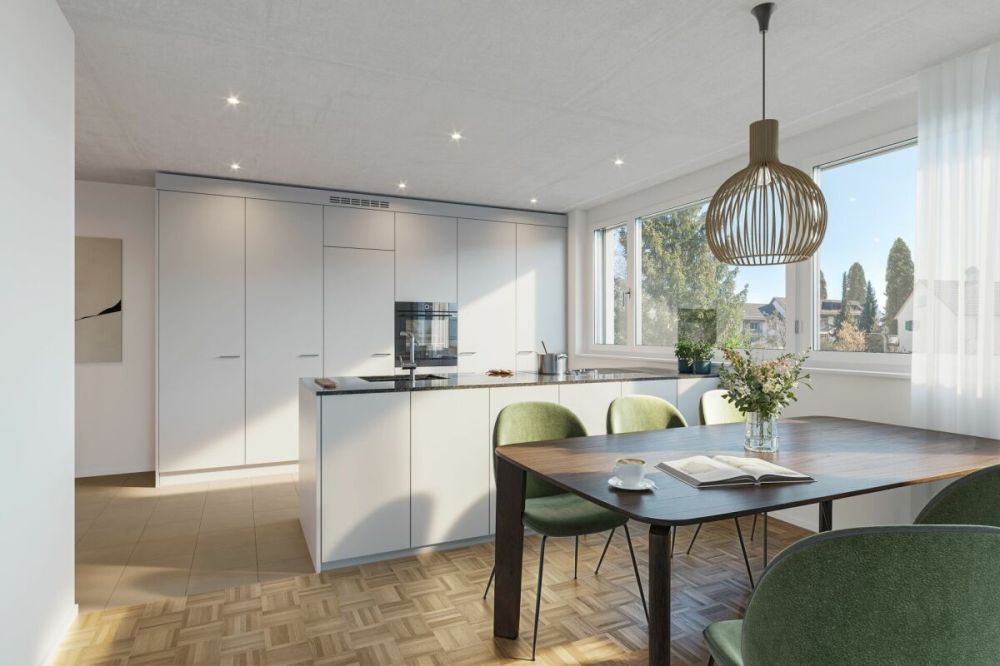 Erstbezug - Moderne 2½ Zimmer-Wohnung in ruhigem Quartier - Küche