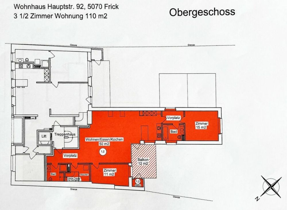 3 1/2 Zimmer-Wohnung im 1. OG - Bild 13