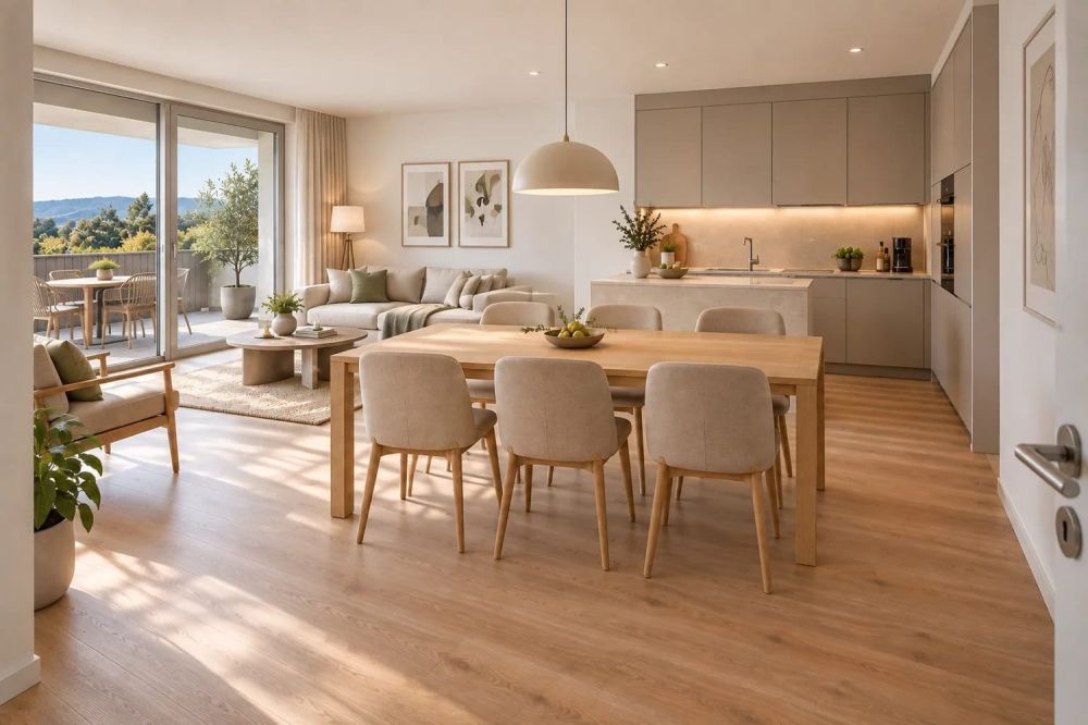 Erstvermietung Talberg-Park: 3.5-Zimmer-Wohnung mit Balkon (B07, 1. OG) - Bild 1