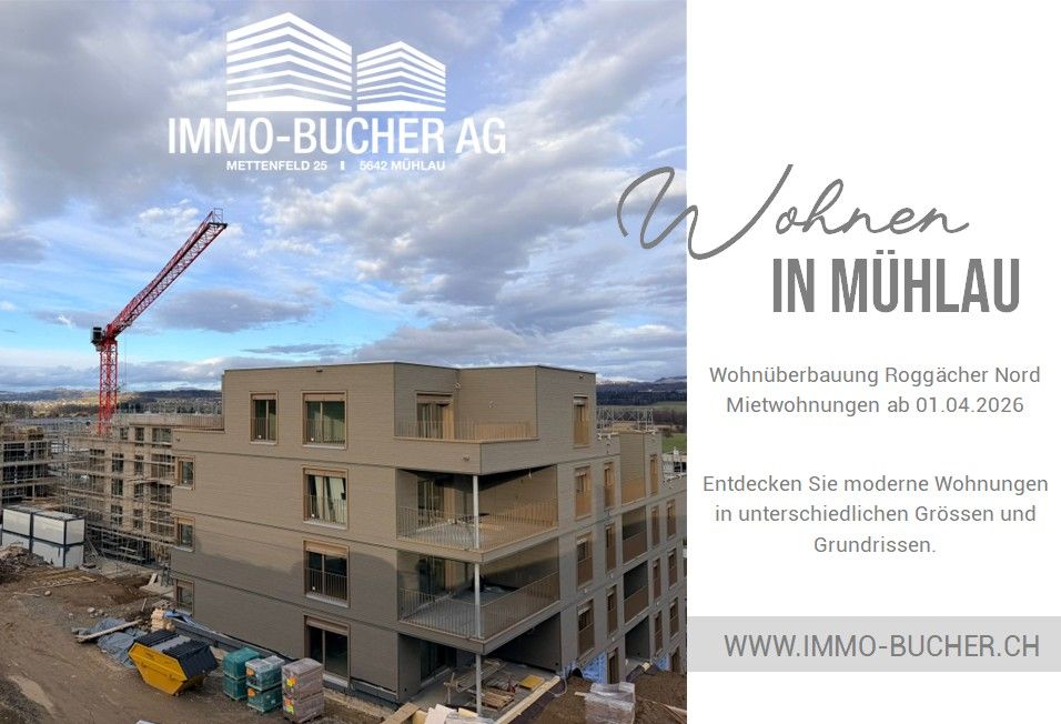 Erstbezug 4.5 Zimmer Attika-Wohnung in neuer Überbauung Roggächer Nord - Bild 1