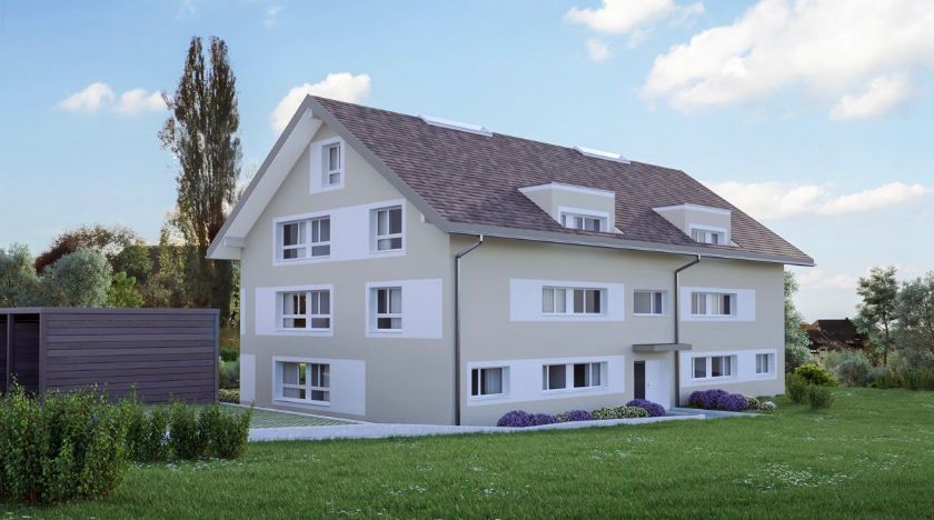 Neubau 2027: 150 m² Wohnfläche auf zwei Etagen, offene Galerie mit freistehender Badewanne und Minergie-Standard - Image 4