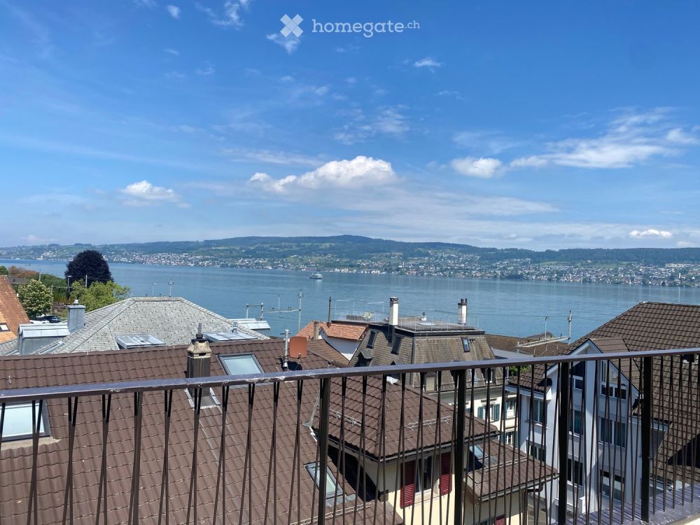 Neubau/Erstvermietung, Traumhafte Attikawohnung mit Seepanorama am Zürichsee - Bild 4
