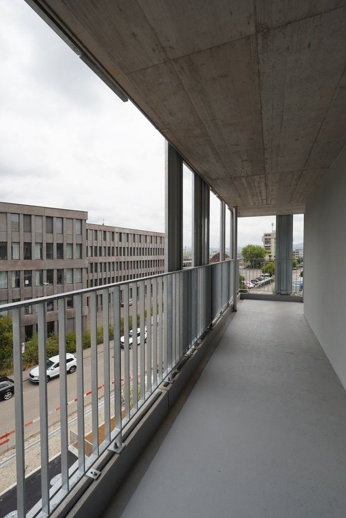 Urbanes Wohnen nahe Bahnhof Muttenz - Balkon