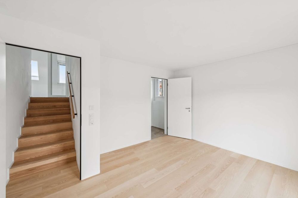 Erstbezug - Moderne Dachwohnung mit privater Terrasse und Seeblick - Master Bedroom mit Ensiute Bad