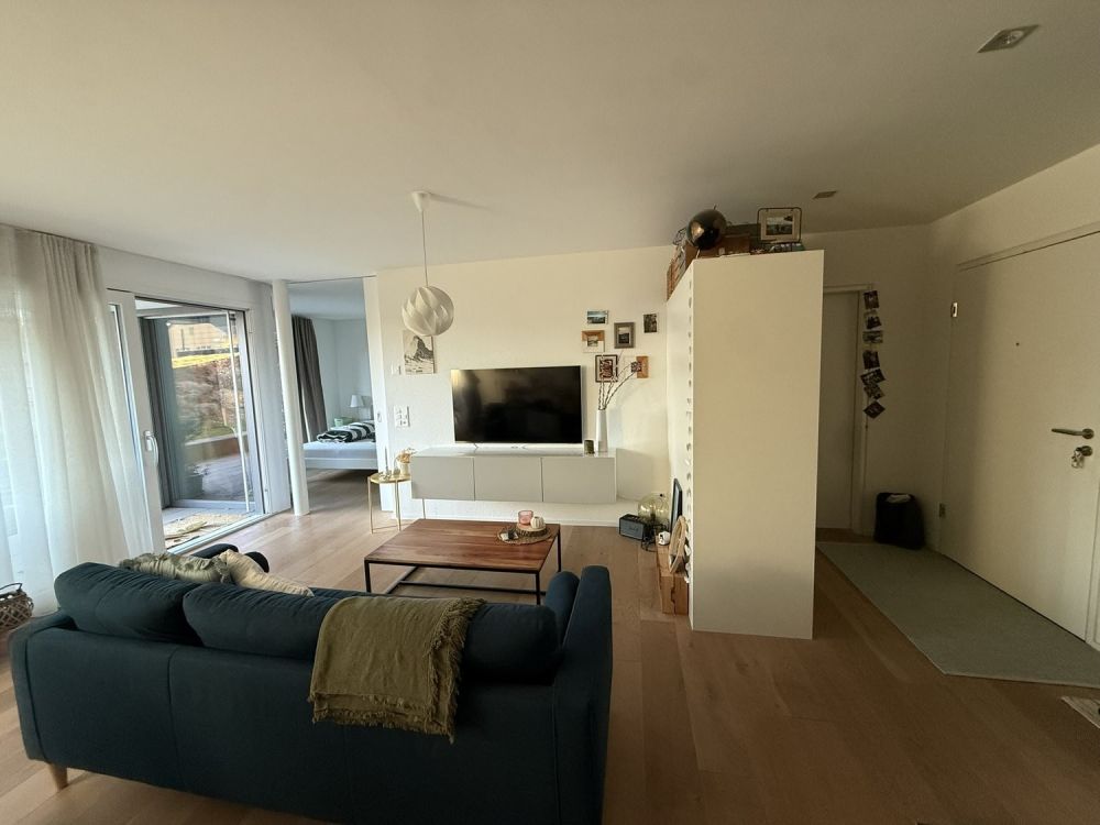 Charmante 2.5-Zimmerwohnung in Hägendorf - Wohnzimmer