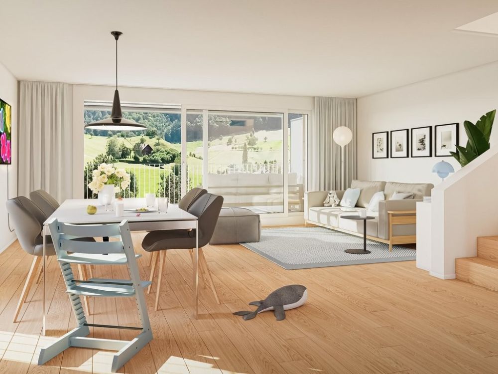 ERSTVERMIETUNG 6.5-Zi.-Reiheneinfamilienhaus mit PV-Anlage - obererchrueziweg_innen_EG_Wohnen.jpg