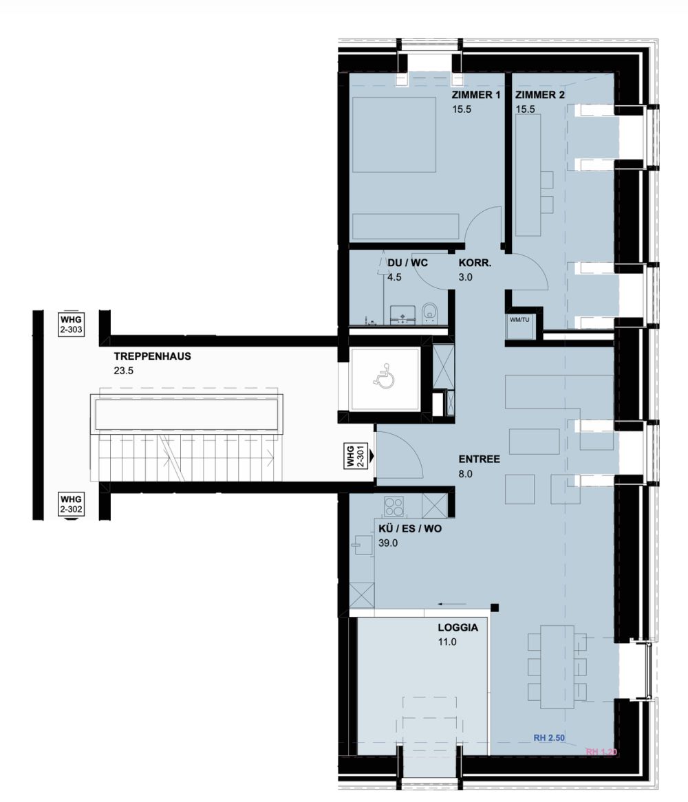 Nachmieter gesucht: Helle 3.5-Zimmer mit Loggia im Neubau (85.5 m²) - Bild 6