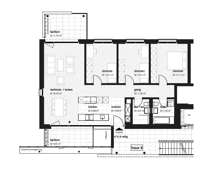 Neubau mit Innenhof an zentraler Lage - Bild 13