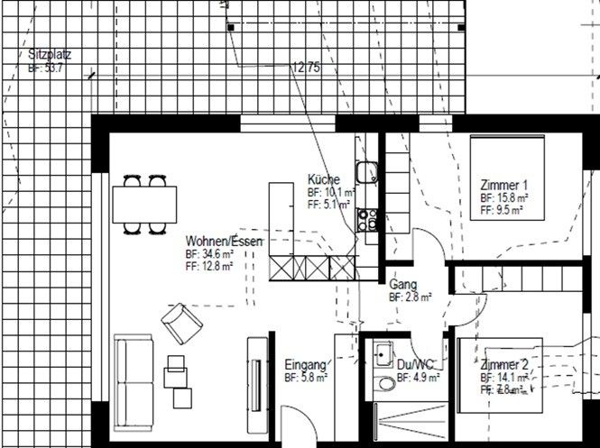 Moderne 3.5 Zimmer Wohnung in Hettlingen – hell, hochwertig & idyllisch gelegen - Bild 7