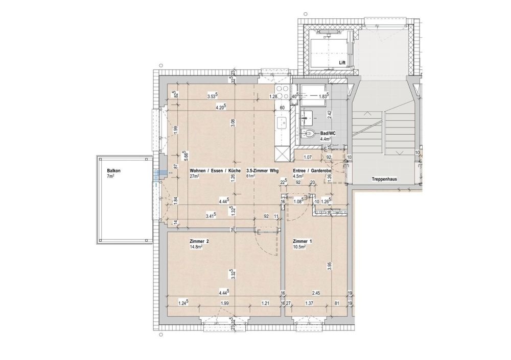 moderne 3.5-Zimmer-Wohnung an zentraler Lage - Bild 7