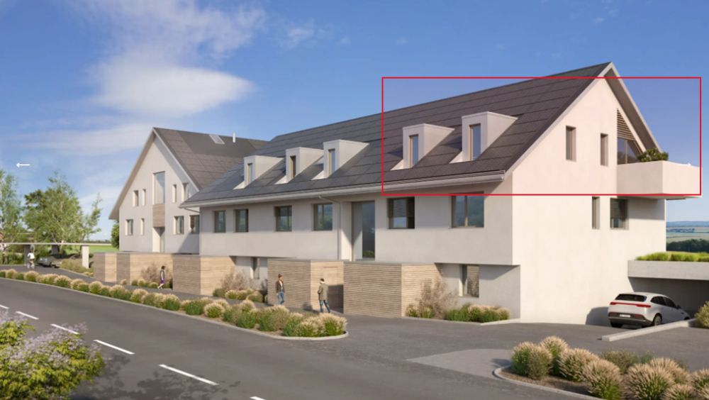 Appartement neuf de 3.5 pièces avec balcon à Allens - Bild 1
