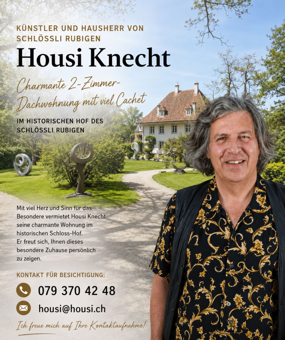 Charmante 2-Zimmer-Dachwohnung mit viel Cachet im historischen Hof des Schlössli Rubigen - Bild 10