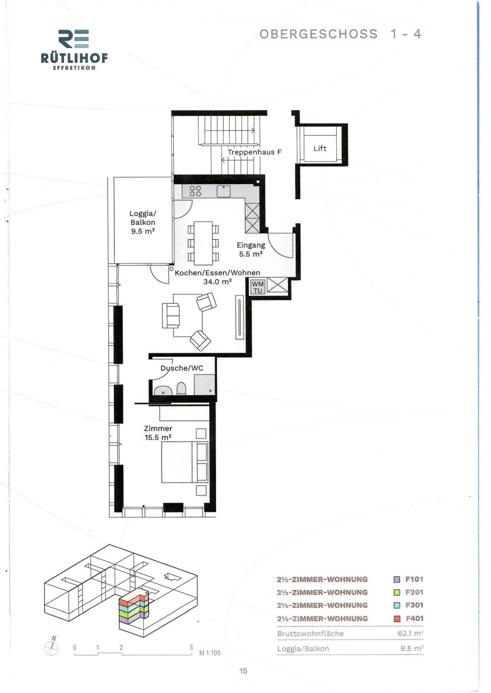 Moderne 2.5-Zimmer-Wohnung in Effretikon – Neubau mit Minergie-Standard - Bild 7