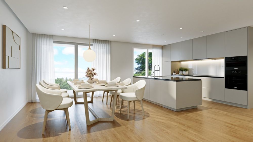2.5-Zimmer-Neubauwohnung mit Sitzplatz - Seefeld Mosen am Hallwilersee - Bild 1