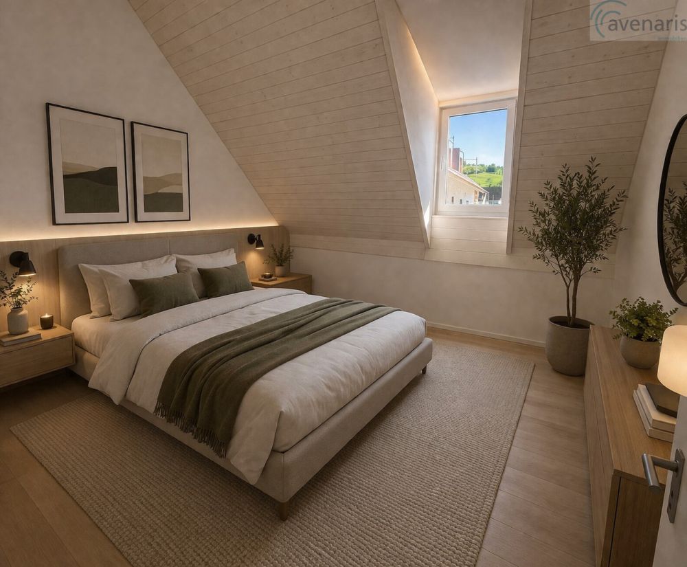 2.5 Zimmer Wohnung im Herzen von Magden - Schlafzimmer Visualisierung